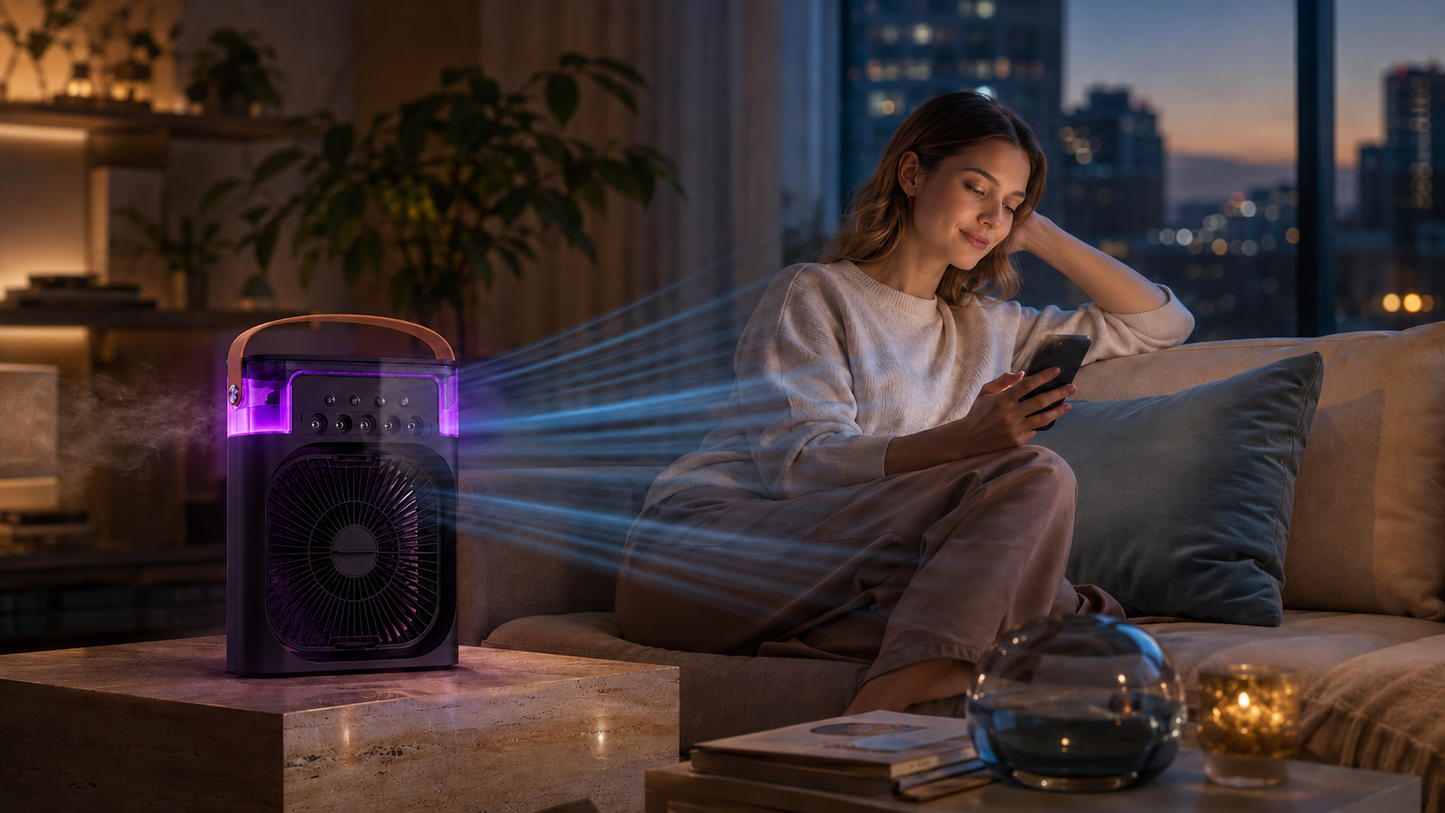 Briseo™ | Mini Rafraîchisseur d’Air Portable